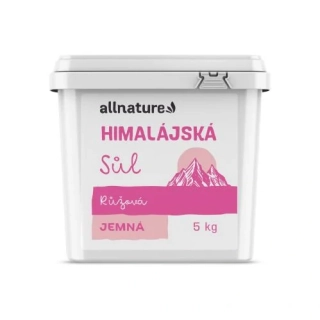 Himálajská sůl růžová jemná 5 kg