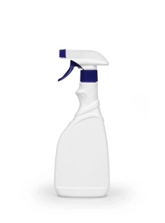 Plastová láhev s rozprašovačem bílá 500 ml