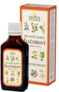 Grešík Žlučníkové kapky bylinné 50 ml